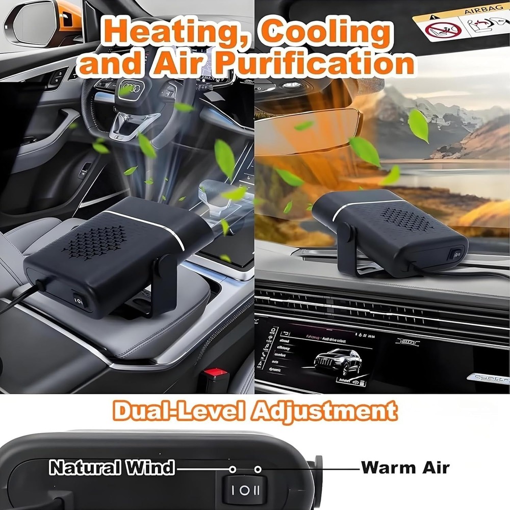 Portable Car Heater,150W Fast Heating & Cooling Fan,12V‎ Car - Picture 5 of 5